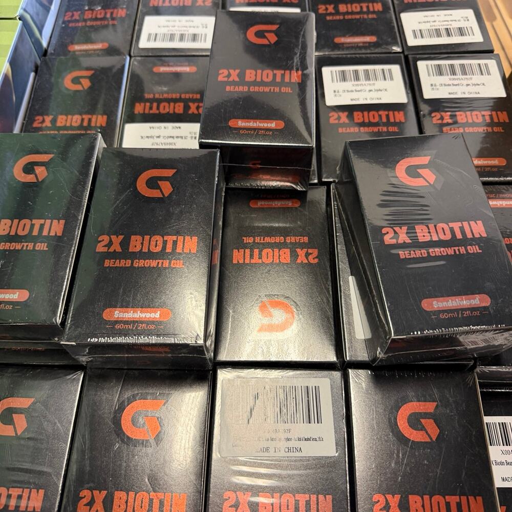 10 Pack of Gymshark 2x Biotin Beard Oil